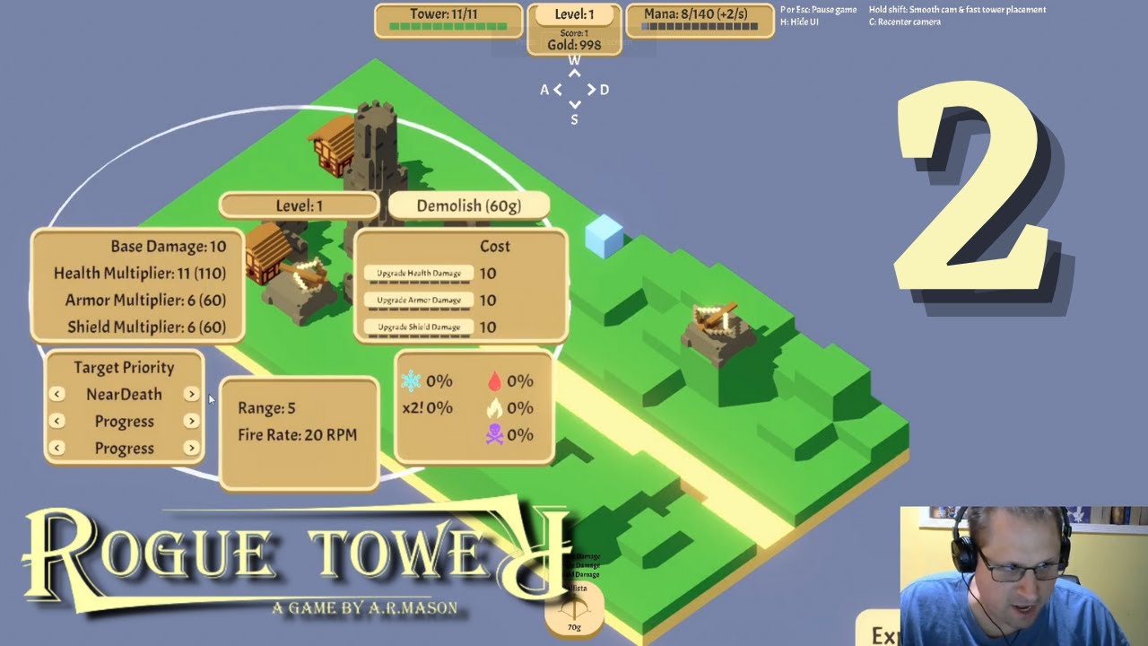 Pinstar Plays Rogue Tower #2 - They Never Saw It Coming
