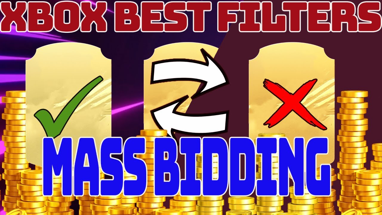 FIFA 21/ XBOX NEVER ENDING COIN FILTERS , TOP 9 BEST MASS BIDDING FILTERS / SNIPING FILTERS