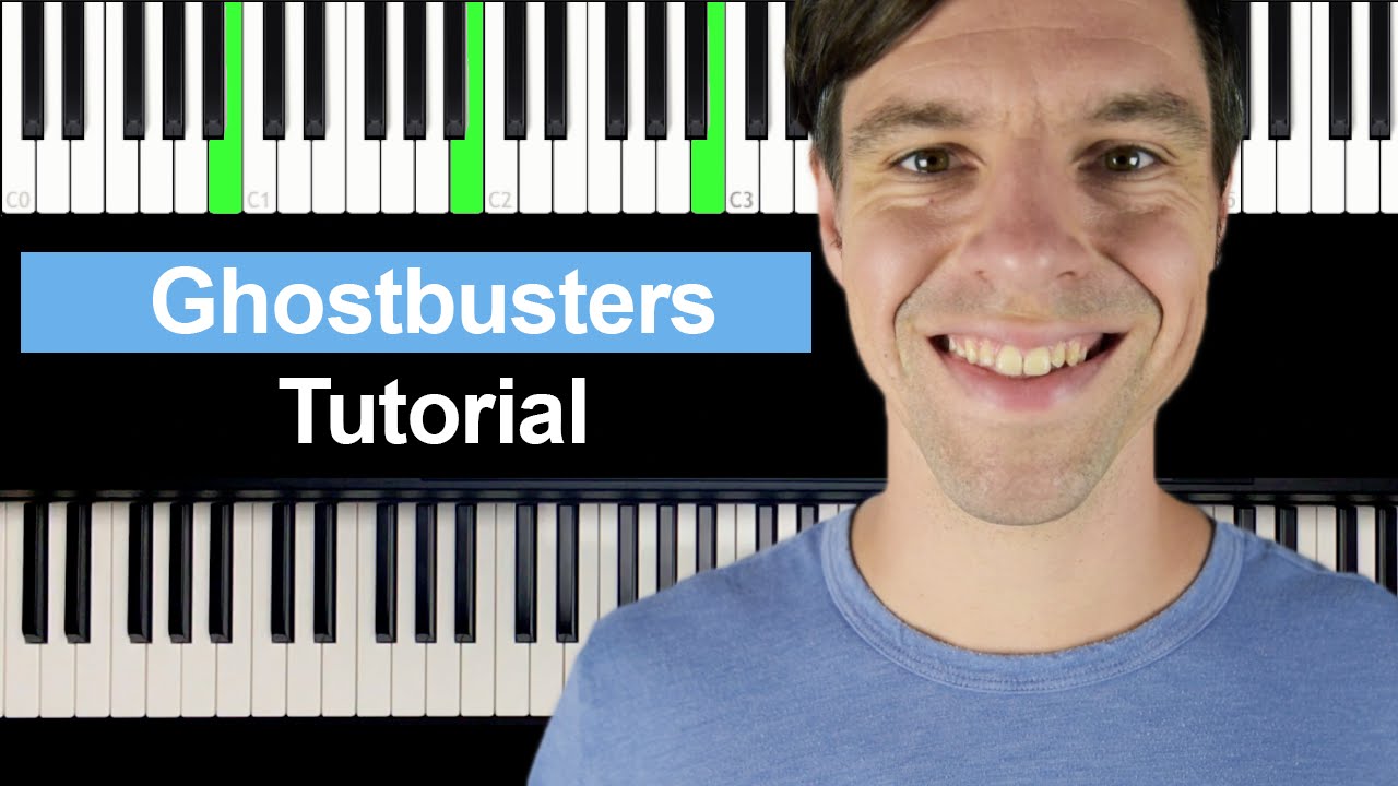 Ghostbusters Theme - Piano Tutorial - 15 min