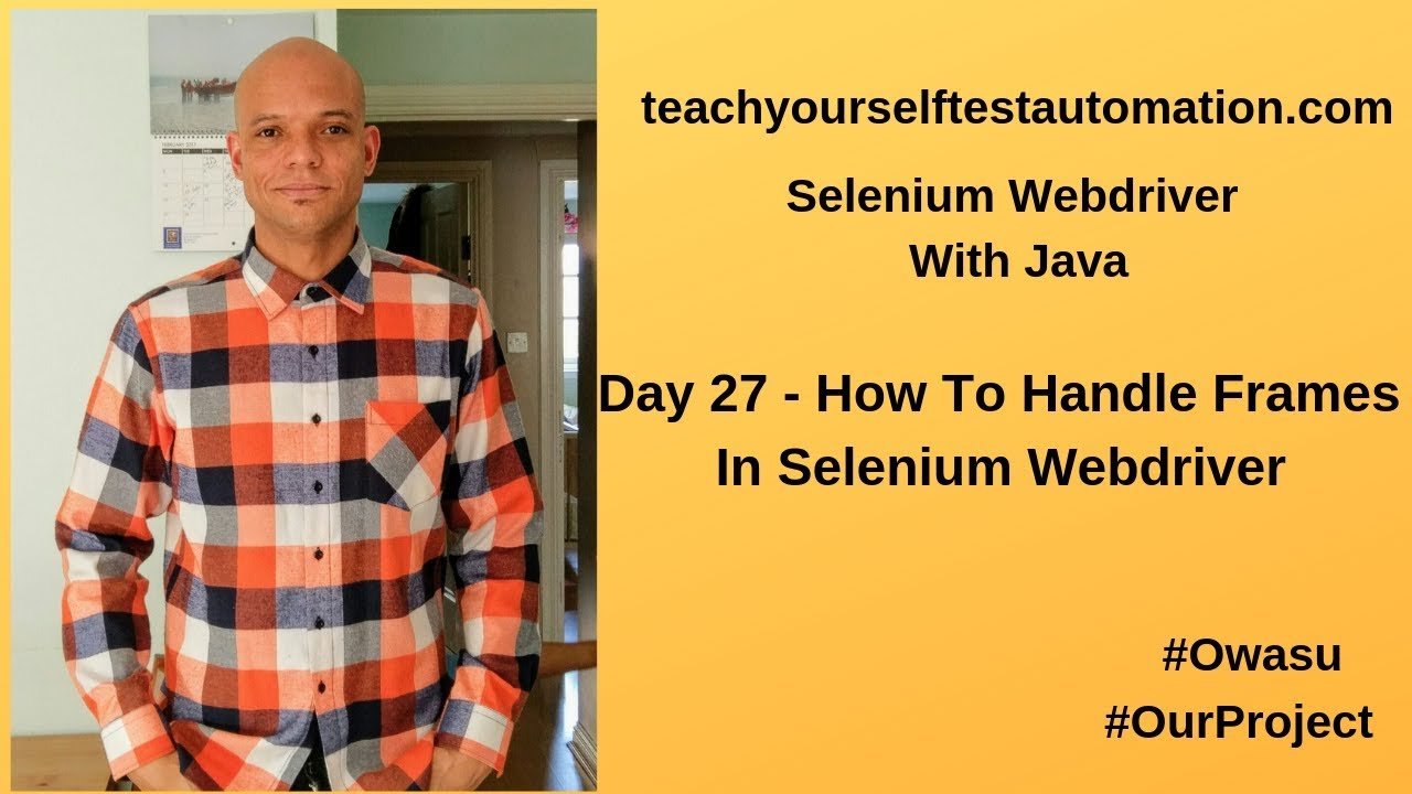 How To Handle Frames In Selenium Webdriver By Kevin