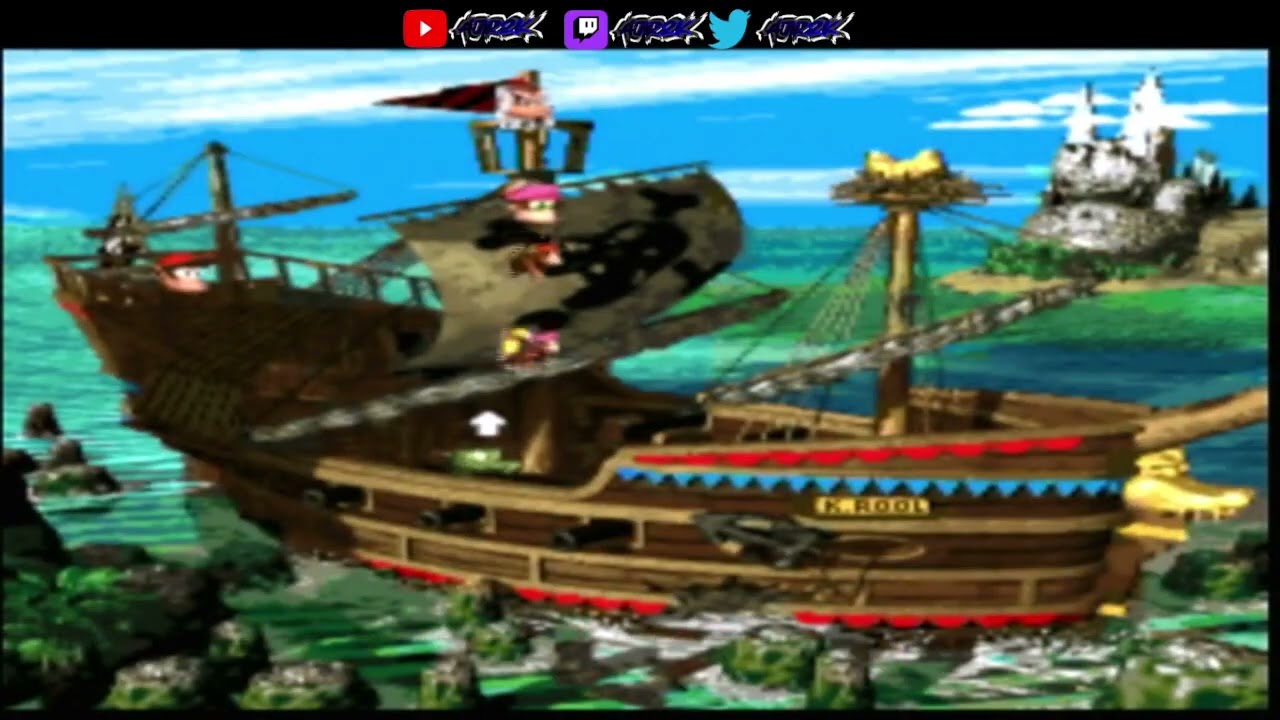 A date on crocodile isle?! Donkey Kong Country 2: Diddy's Kong Quest!