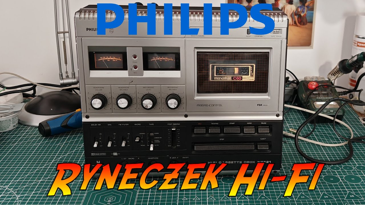 Philips N-2521 -magnetofon kasetowy  - Ryneczek Hi-Fi Oferta: 14