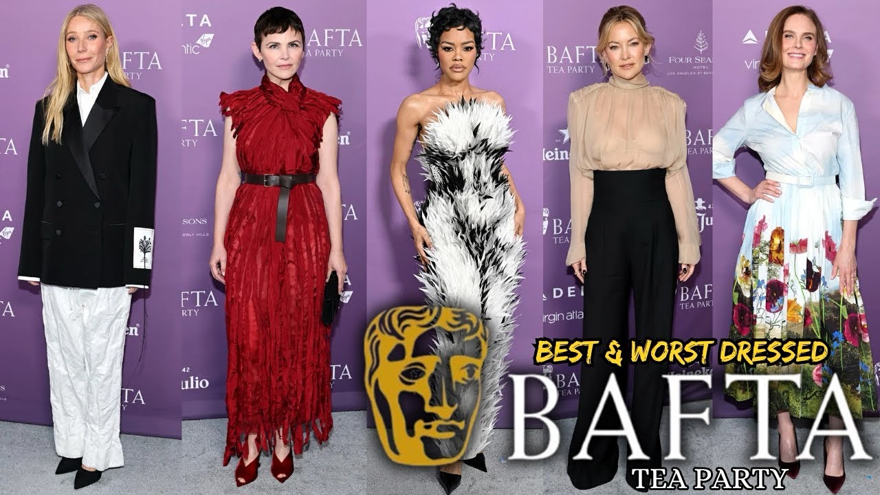 TOP 10 BEST & WORST DRESSED AT THE BAFTA TEA PARTY 2026!