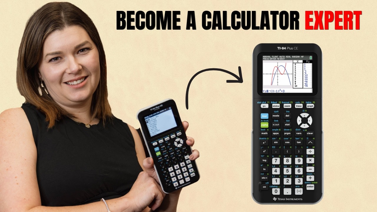 Need to Know Basics of the TI 84 Plus CE Calculator