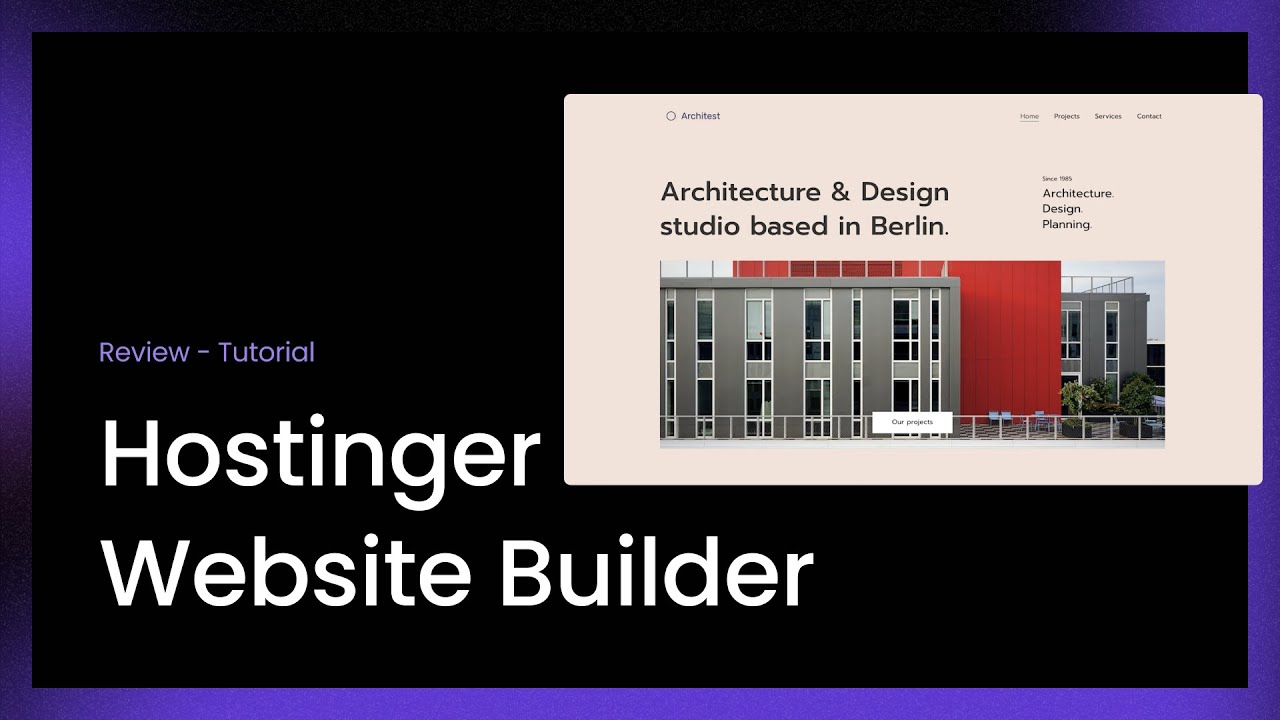 How to Create a Website within Minutes using Hostinger  (Web Hosting & Website builder)