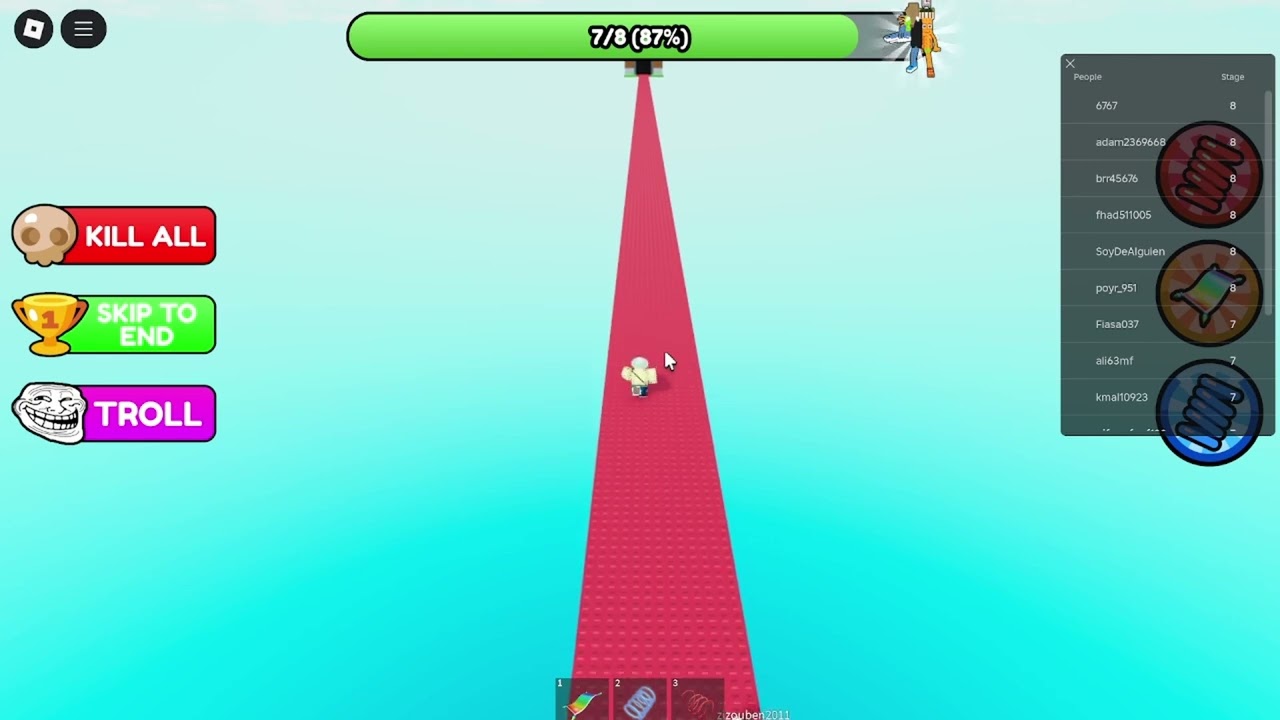 Tutorial 507: Brainrot FREE UGC Obby on Roblox stage 7 walktrough (Roblox 9.7)