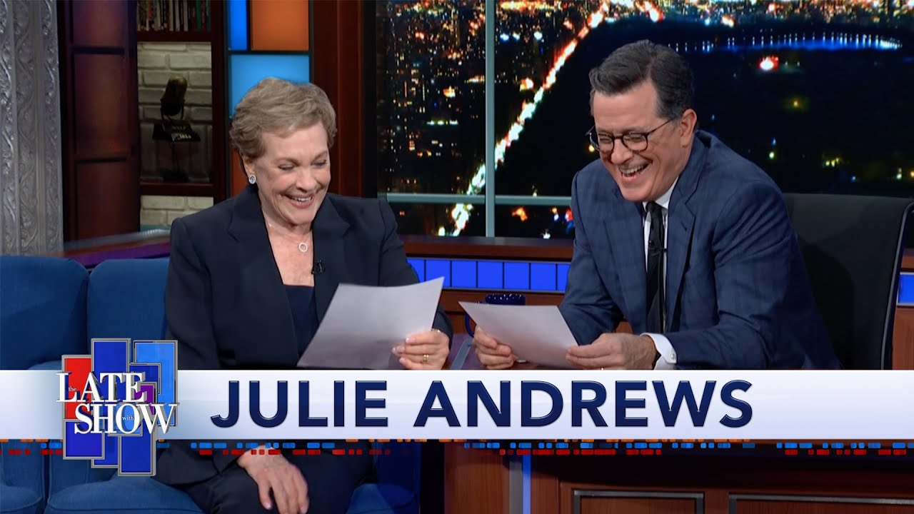 Julie Andrews Reads Stephen Colbert A Bedtime Story