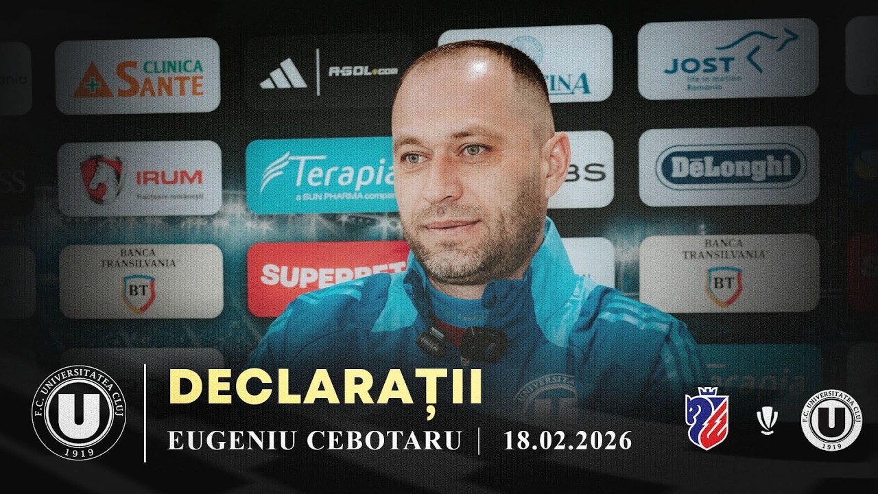 🎙 DECLARAȚII | Eugeniu Cebotaru: „Va fi un meci de luptă, bazat pe determinare și tărie de caracter