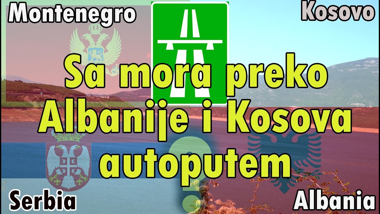 Povratak sa mora preko Albanije i Kosova autoputem do Merdara - autoput Pristina - Tirana