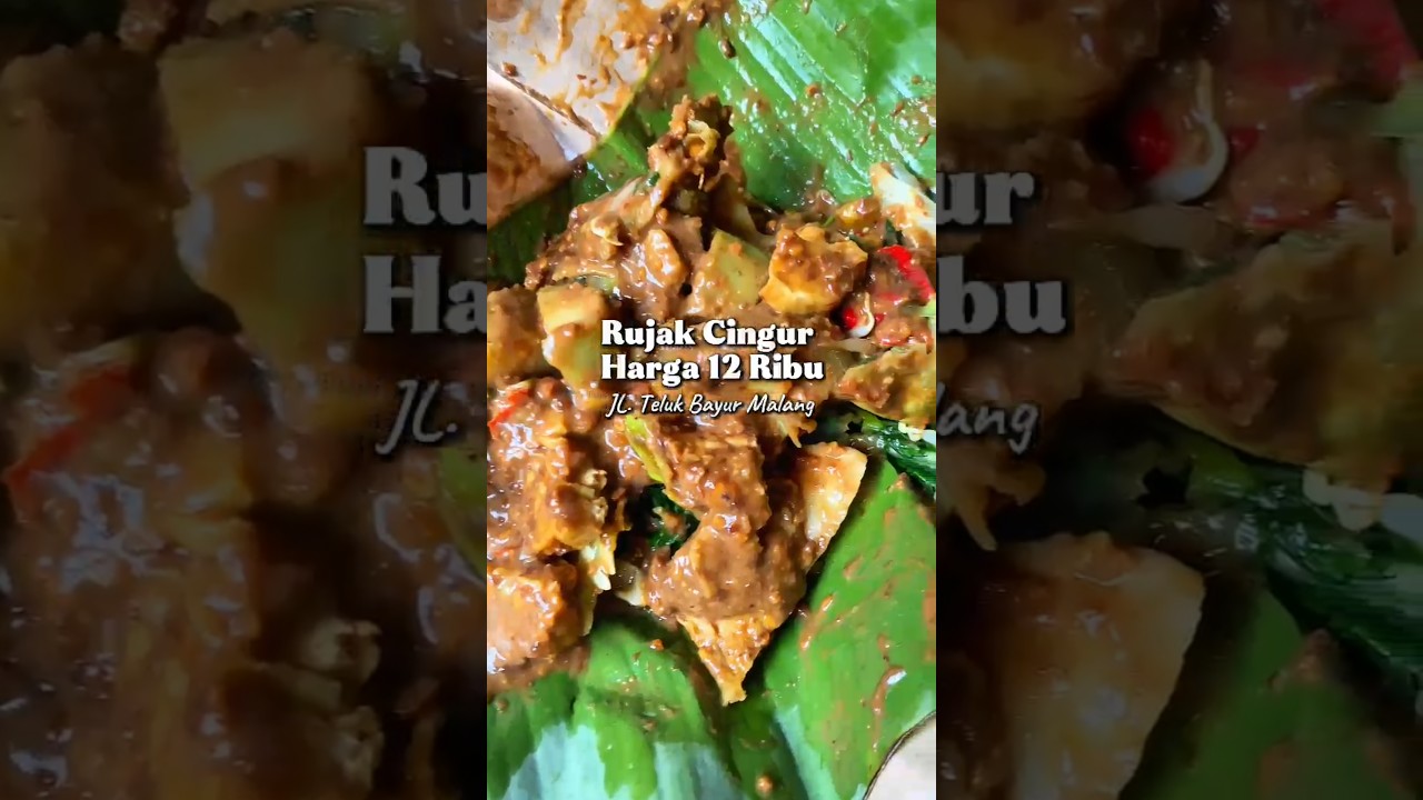 RUJAK CINGUR MALANG #malang #rujakcingur #rujak #makansiang #promorujak #rujakenak #rujak