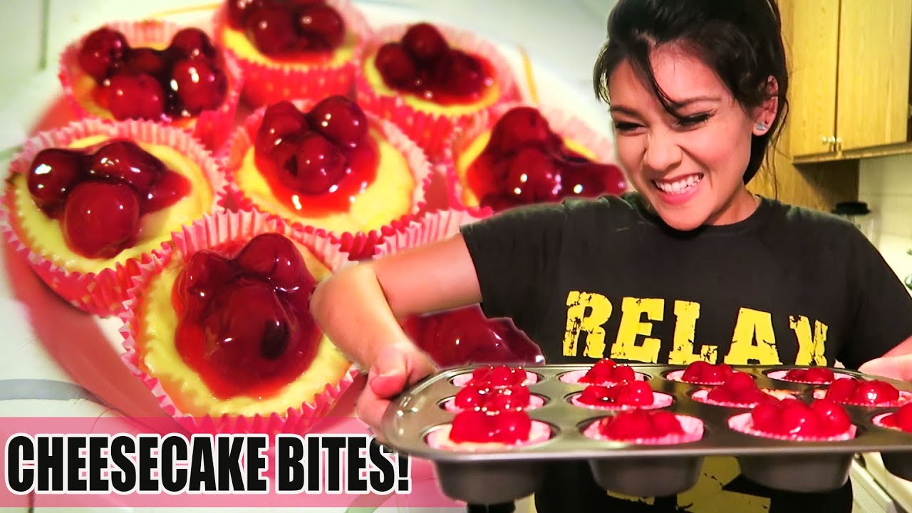 MINI CHEESECAKE BITES! (A Story of Adapting) - #TastyTuesday