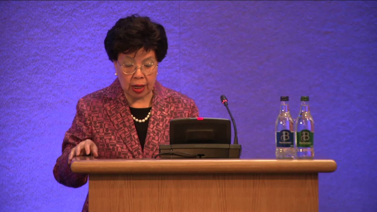 Dr  Margaret Chan addresses the inaugural meeting of the Healthy Ireland Council