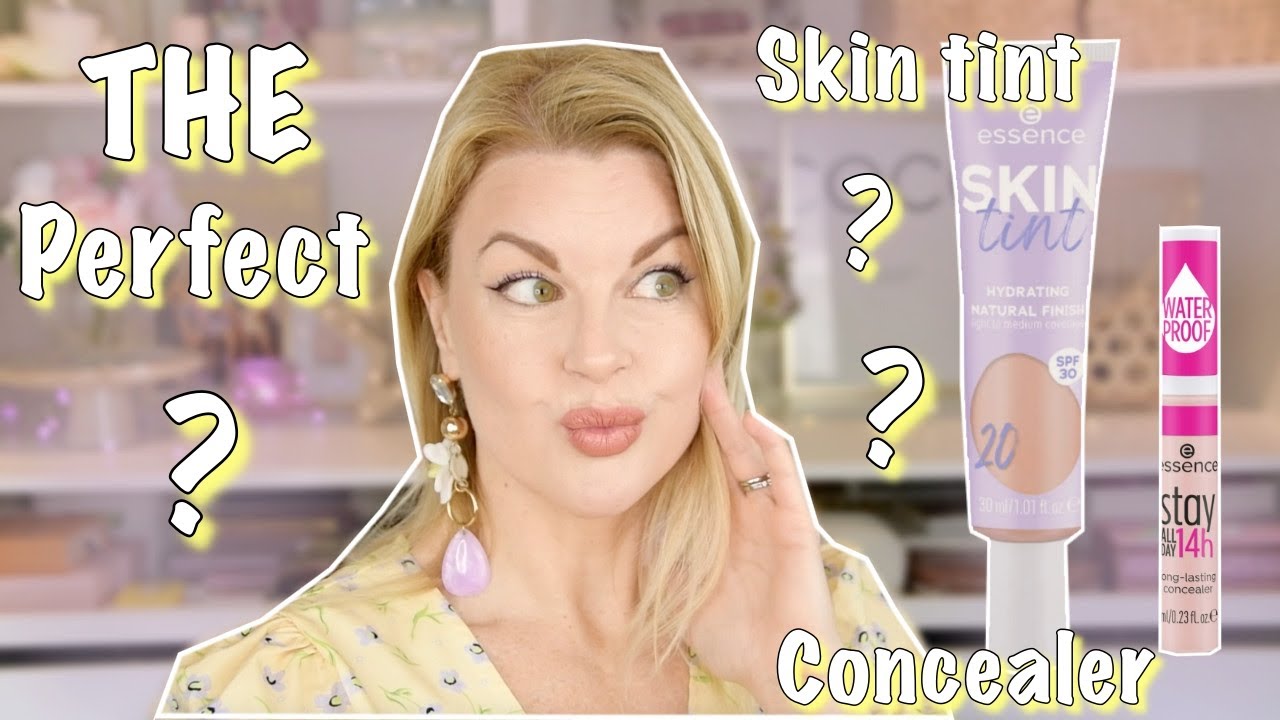 Essence Skin Tint & Stay All Day Concealer! FIRST IMPRESSION WEAR TEST