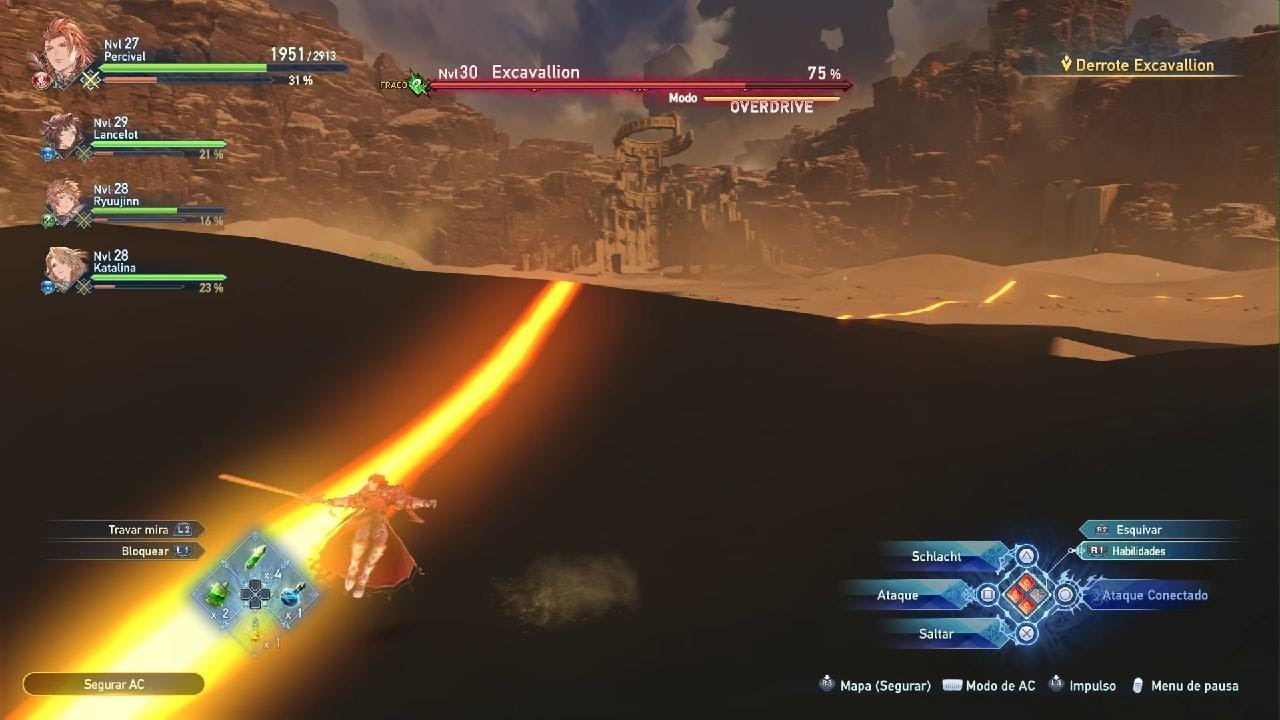 Granblue Fantasy: Relink - Excavallion Boss
