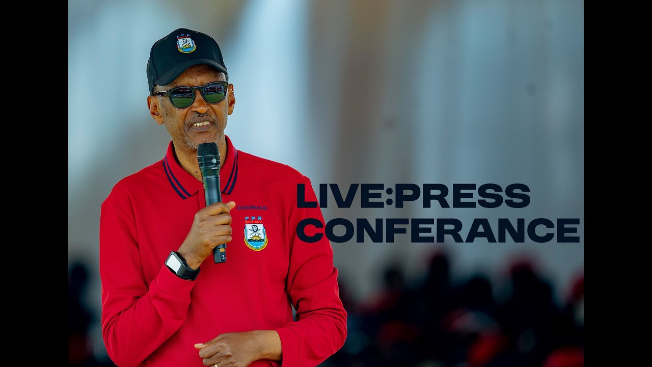 🔴LIVE  Press Conference with RPF Chairman and Presidential Candidate, H.E. Paul Kagame | 13 July 20
