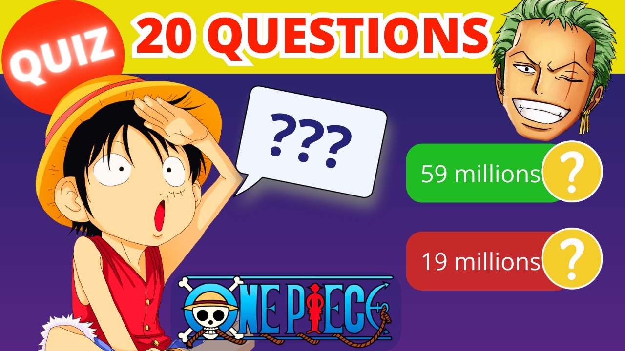 QUIZ One Piece | 20 Questions DIFFICILE  #onepiece