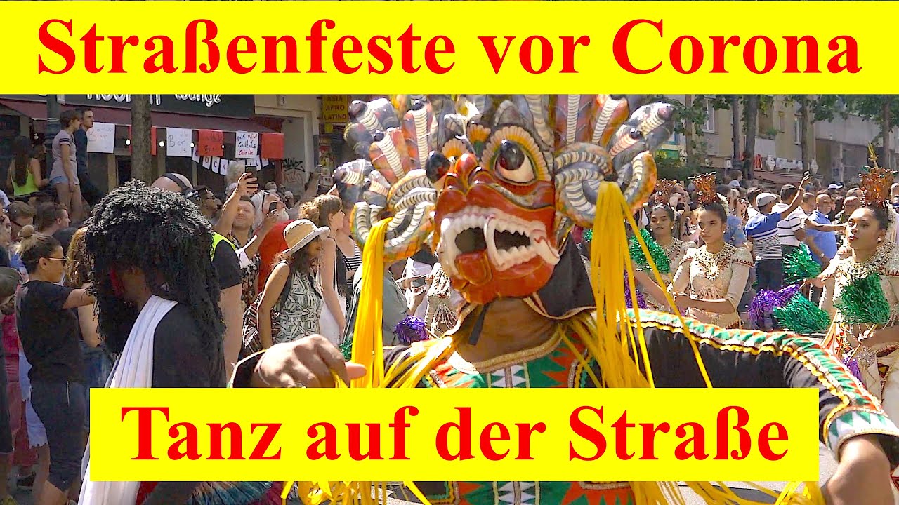 Stra&szlig;enfeste vor Corona in Berlin(moderiert)