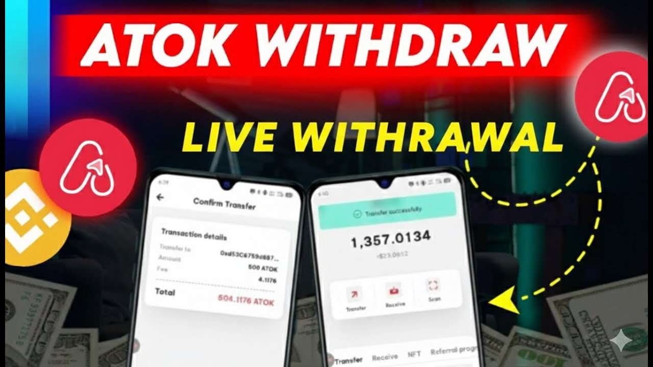 📍Atok LIVE Withdrawal || How To Withdraw & Swap Atok Tokens