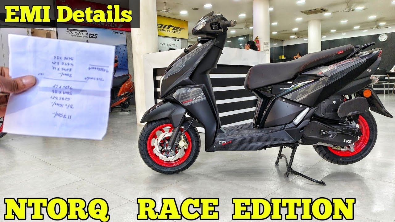 New Tvs Ntorq 125 XP Race Edition 2024 Model Scooter Price | 💰 Loan Details🔥EMI | Finance Detail