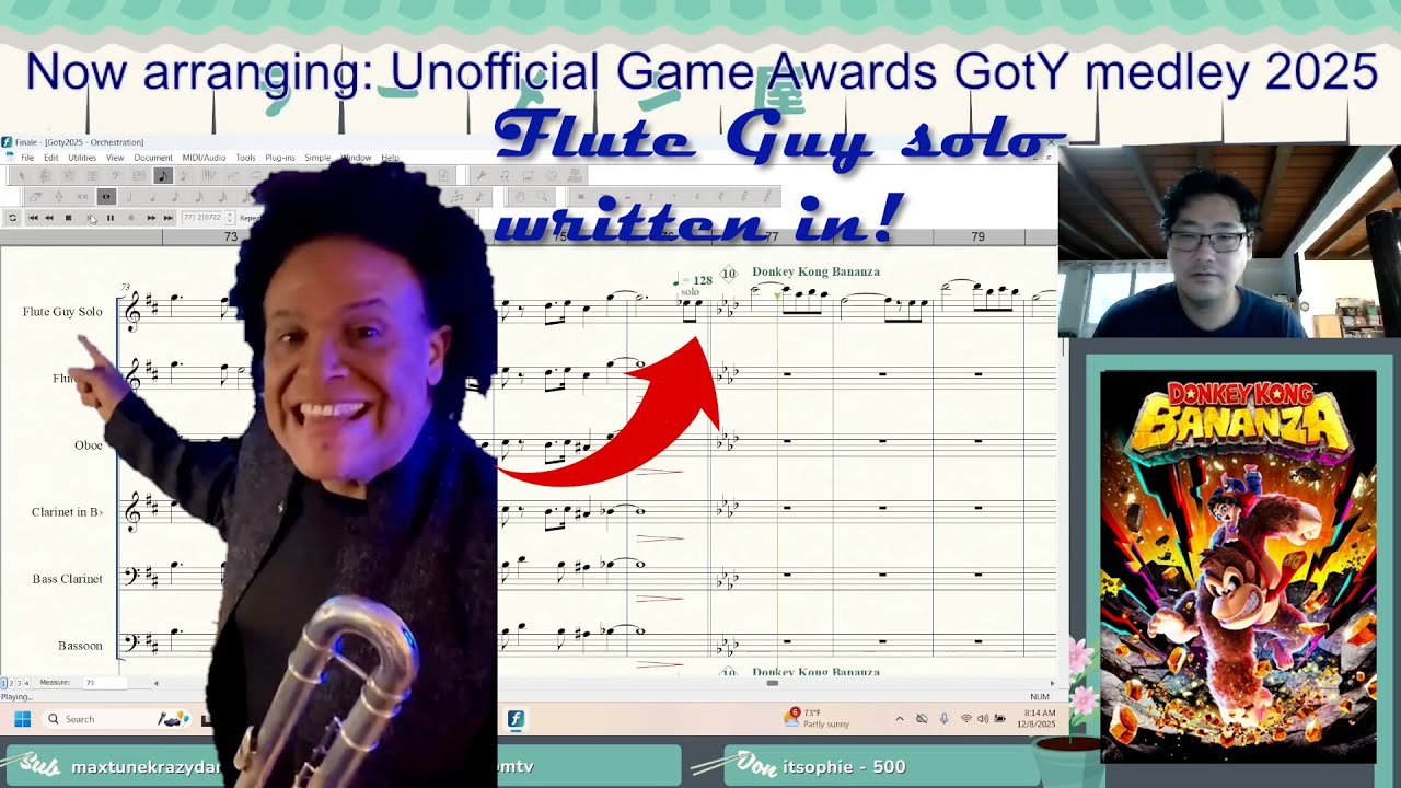 2025 Unofficial Game Awards Game of the Year Orchestra Medley