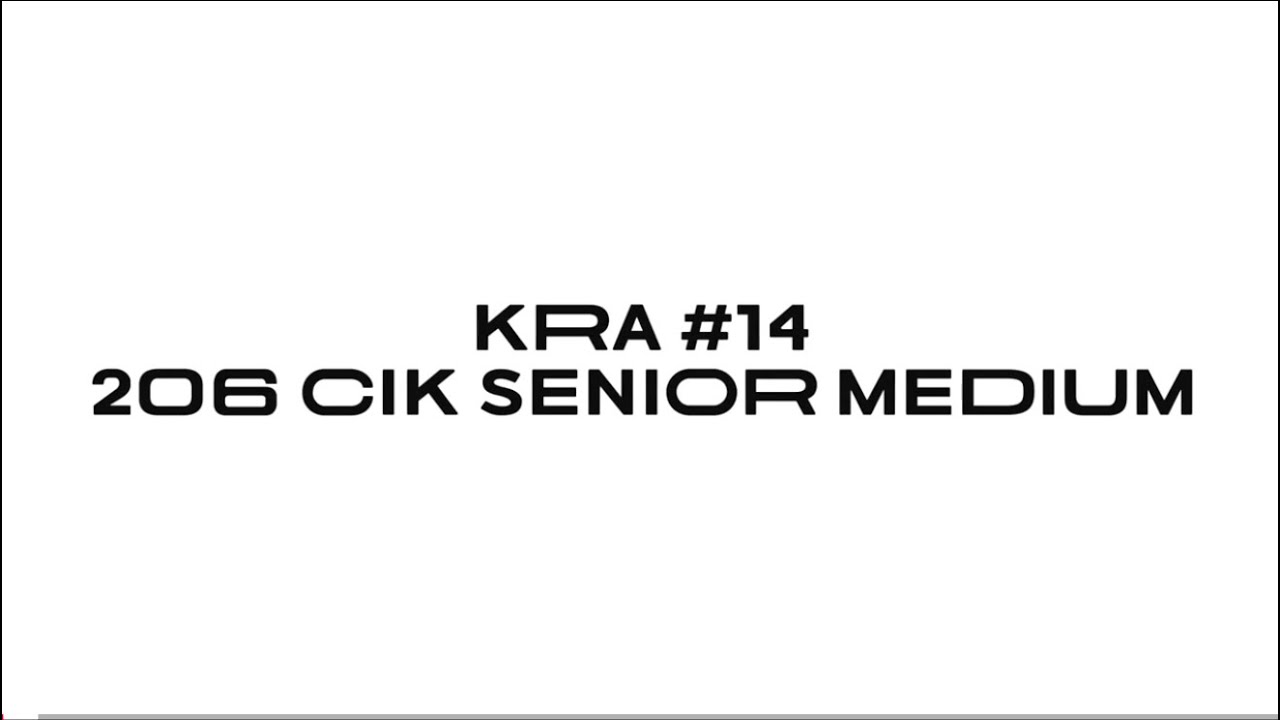 NCMP KRA#14- 206 CIK Senior Medium