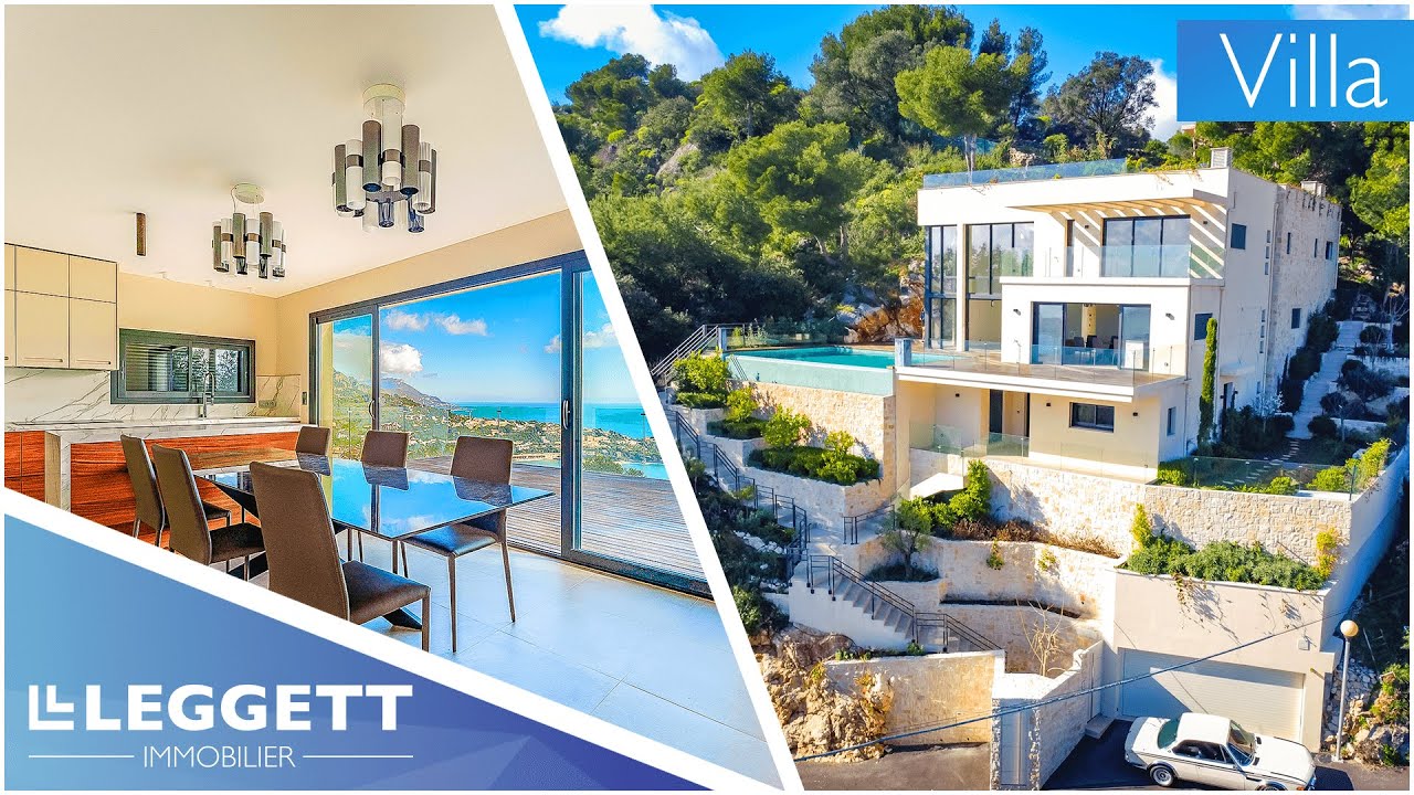 Stunning contemporary villa with views over the bay of Villefranche-sur-Mer - Ref.: 120215DSN06