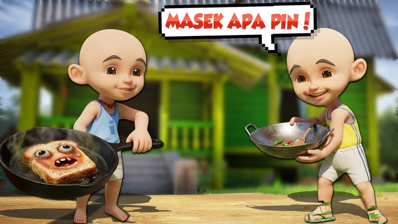 AKU MAIN UPIN IPIN DAN TERNYATA BISA MASAK KUE LEBARAN wkwk !!