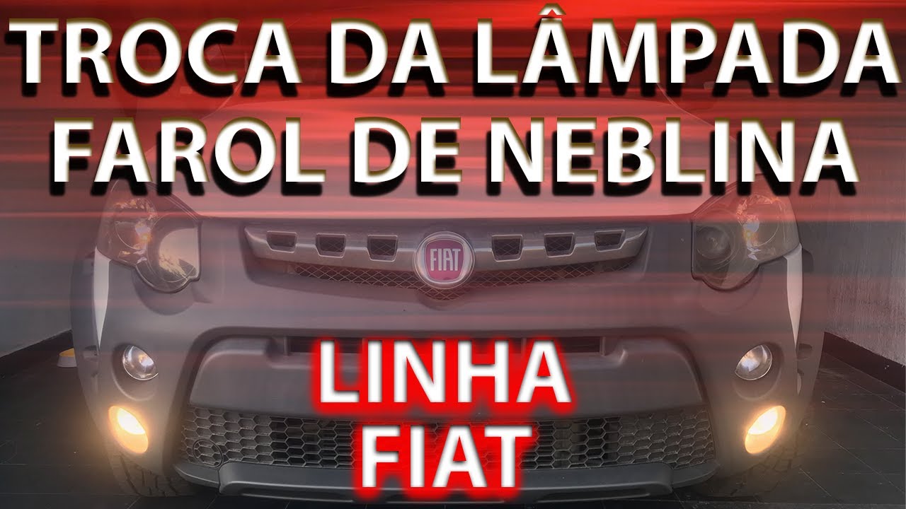 Como trocar a lâmpada do farol de neblina da linha Fiat