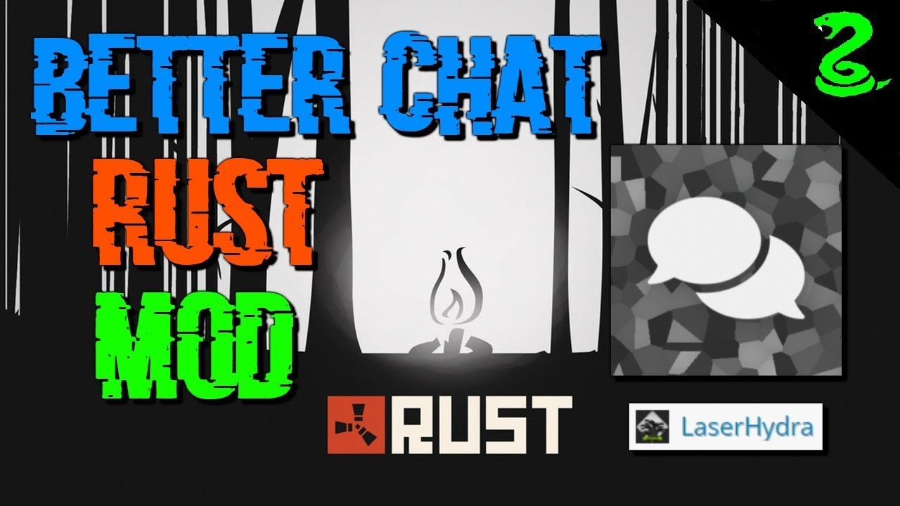 Rust Server Mod Better Chat by LaserHydra Tutorial