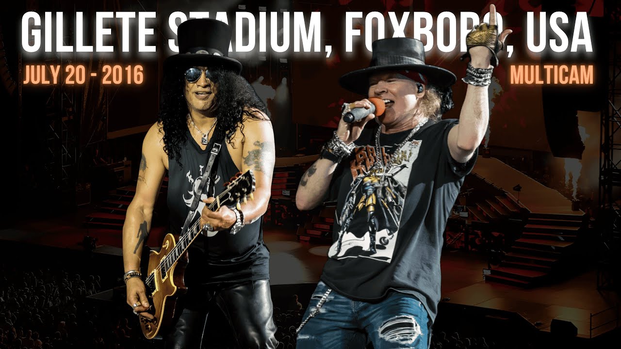 Guns N' Roses: Live At Gillete Stadium, Foxboro, MA, 2016 | Full Multicam