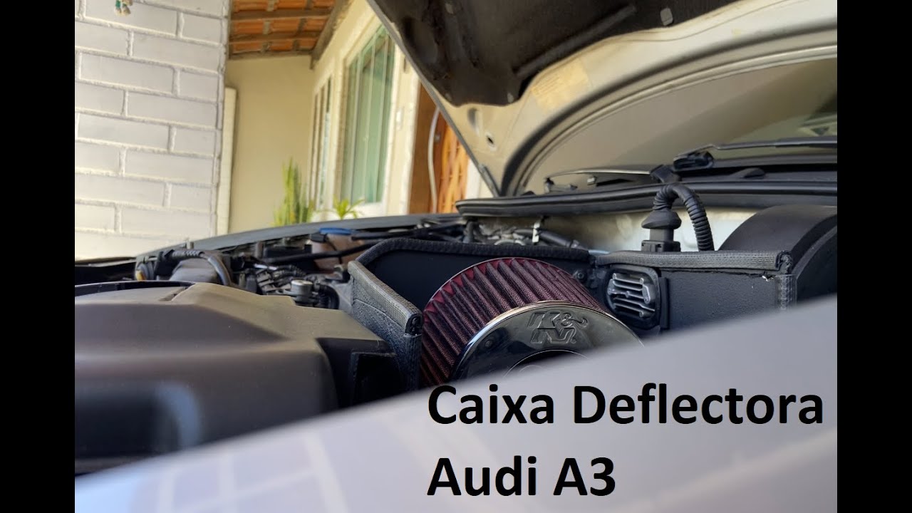 Como fazer instala&ccedil;&atilde;o de caixa defletora de ar para INTAKE Audi A3