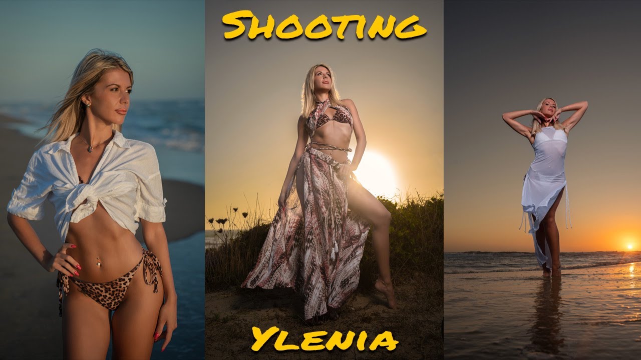 Shooting Ylenia BTS Sunset sony a7iv Tamron 28-75 Godox AD300 pro insta360 x3 insta360 go3