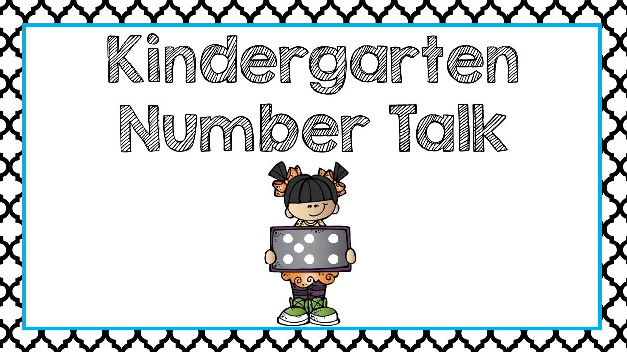 Kindergarten Number Talk - Fluency with 7