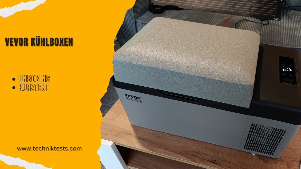 VEVOR Kühlbox , Autokühlschrank Kompressorkühlbox Edelstahl Urlaub Isolierbox / Test / Review / 20L