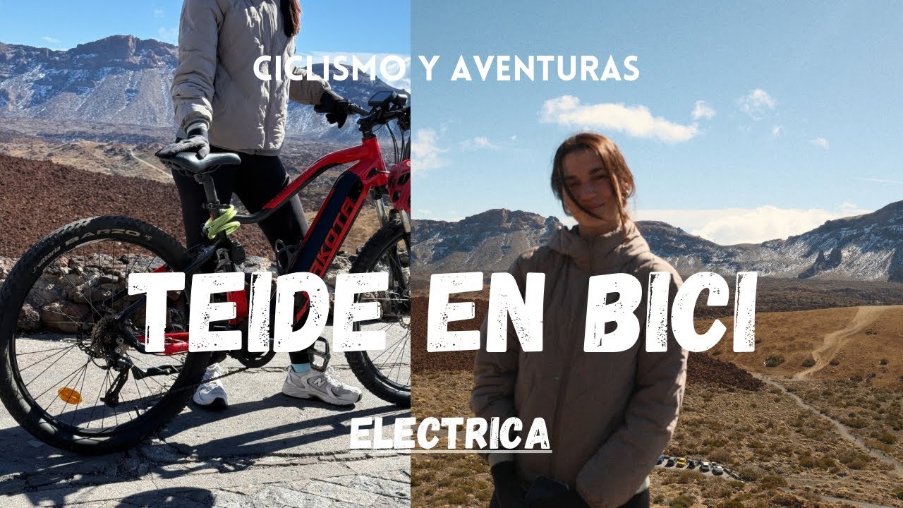 Subir el Teide en bici eléctrica | Vlog a Tenerife y subida al Teide 💪🚴🏻‍♀️