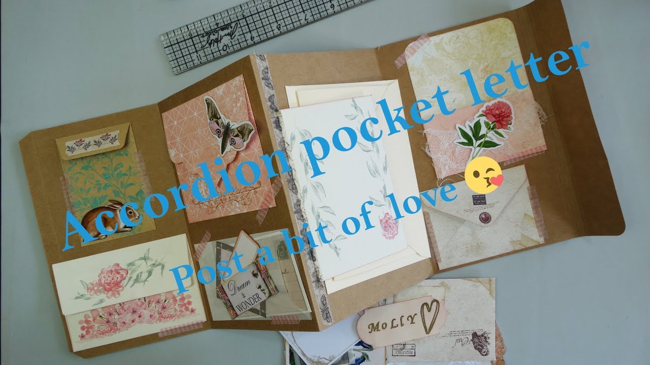 Accordion pocket letter #1 -  making the base