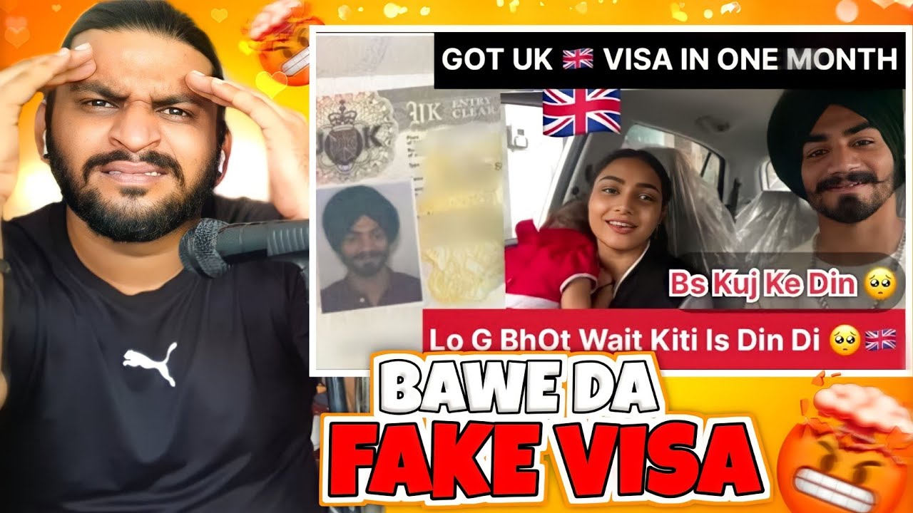 Bawe Da Fake Visa 🤣Chalo uk chlo 🤣