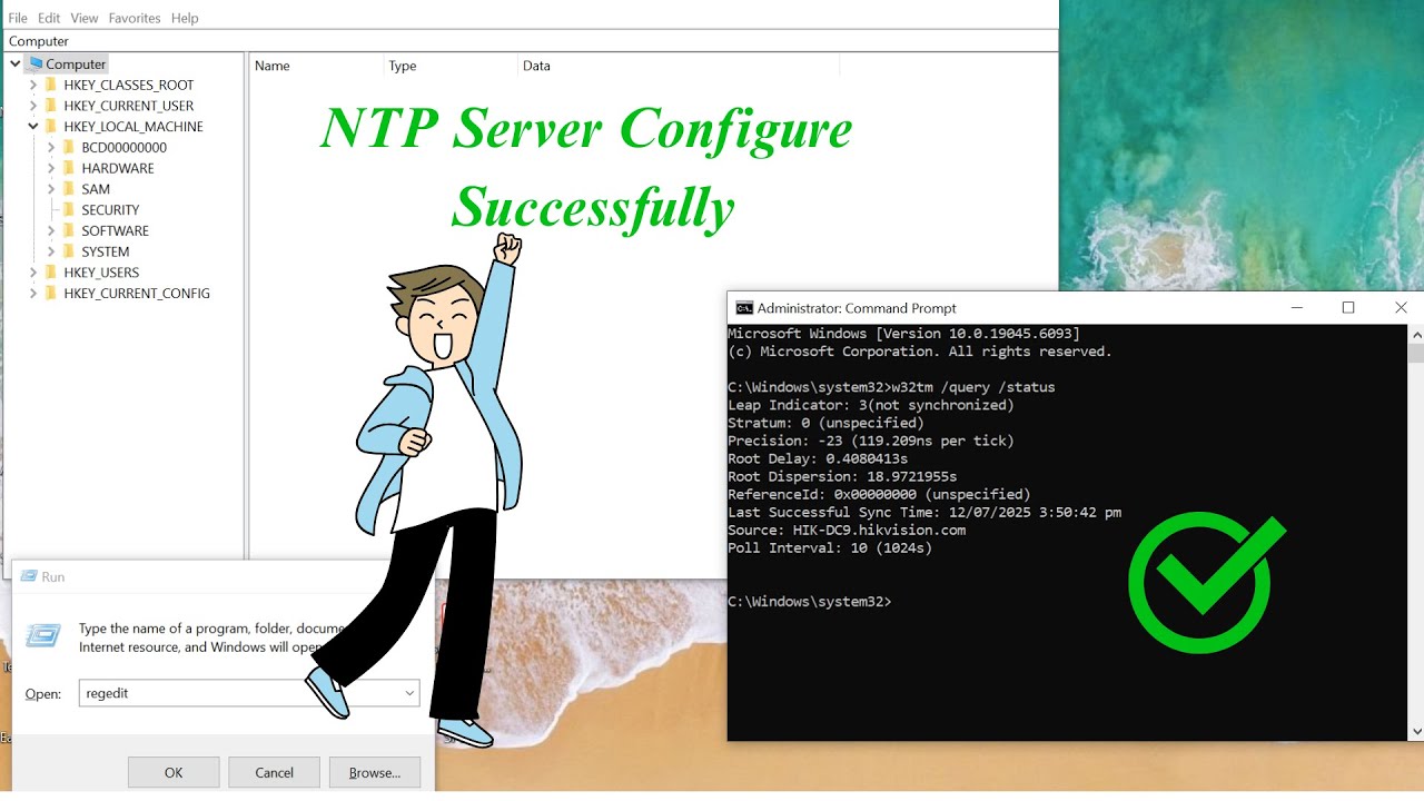 How to configure NTP server on Windows 11, Windows Server 2019 and Windows 10