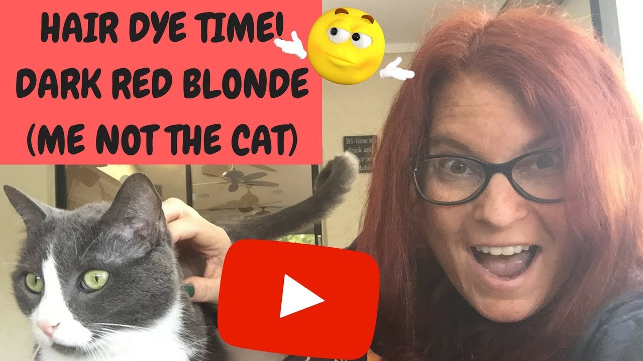 HAIR DYE TIME! - DARK RED BLONDE