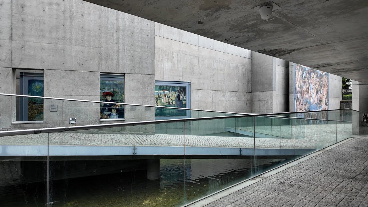 Tadao Ando's Garden of Fine Arts, Kyoto Japan