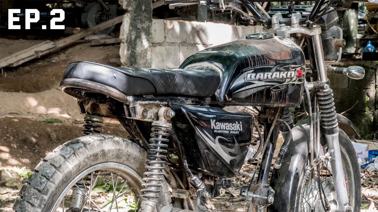 kawasaki Barako 175 Scrambler Build Episode 2