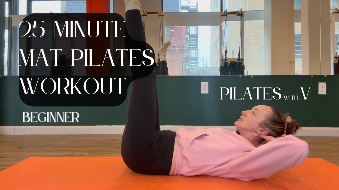 25 MIN BEGINNER MAT PILATES (No Equipment)