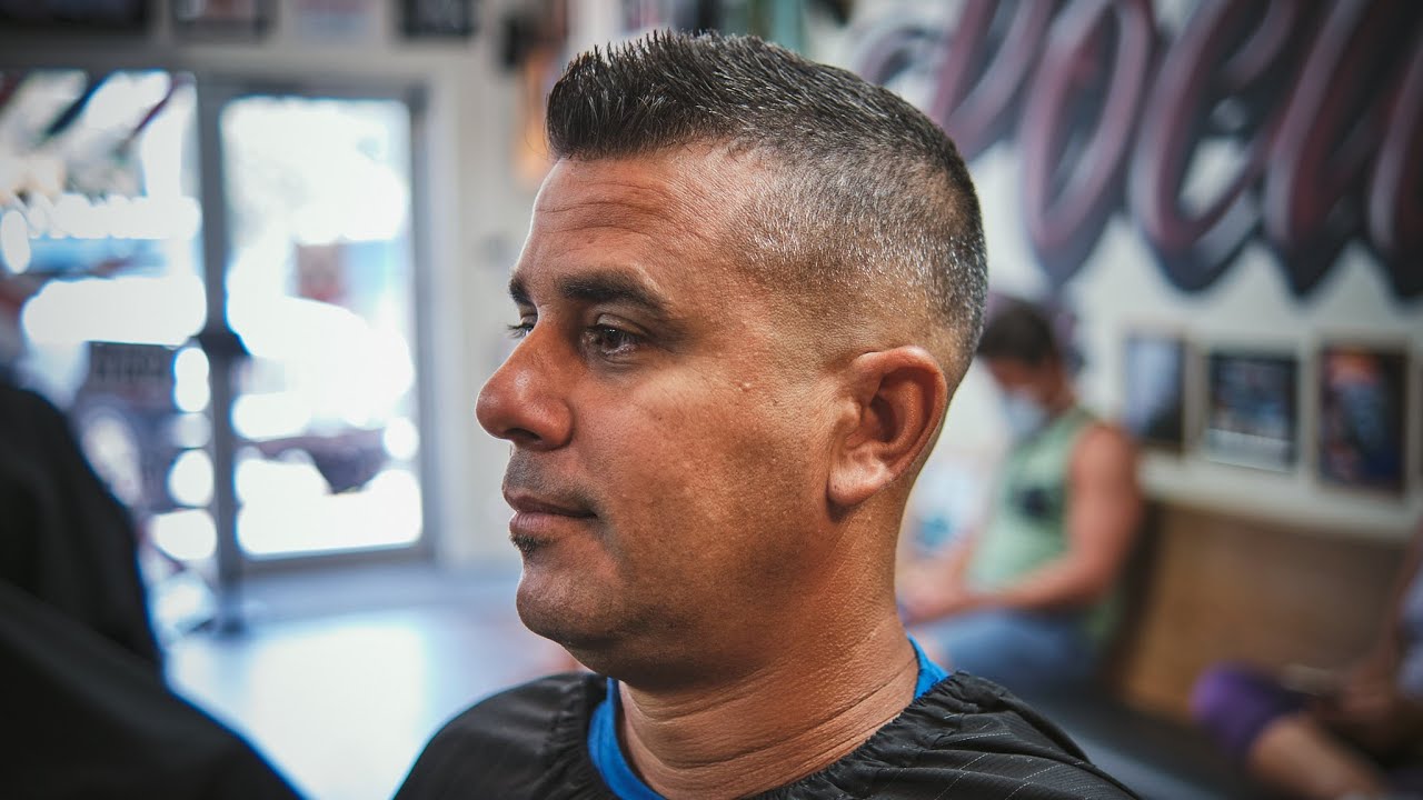 Mid Bald Fade Faux Hawk // Haircut Tutorial