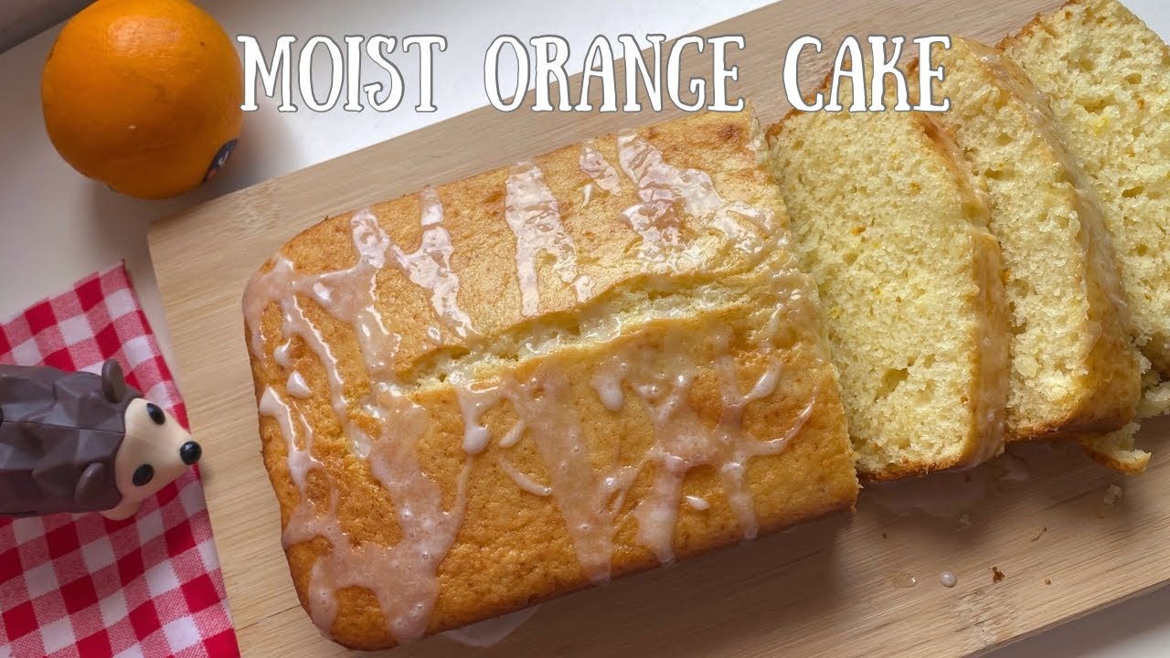 let’s bake my moist one egg one orange one bowl no machine orange cake! 🍊 