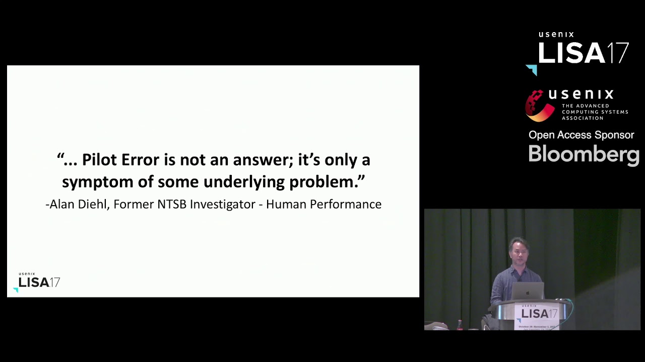 LISA17 - System Crash, Plane Crash: Lessons from Commercial Aviation and Other Engineering Fields