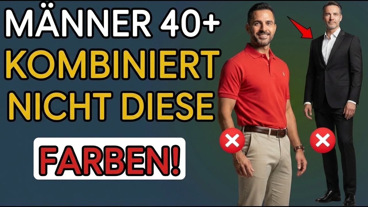 Die meisten Männer über 40 tragen die falschen Farben — sei keiner von ihnen | Herrenmode 40+