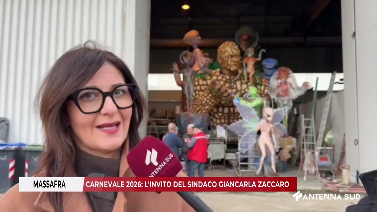 09 FEBBRAIO 2026   MASSAFRA   CARNEVALE 2026    L'INVITO DEL SINDACO GIANCARLA ZACCARO
