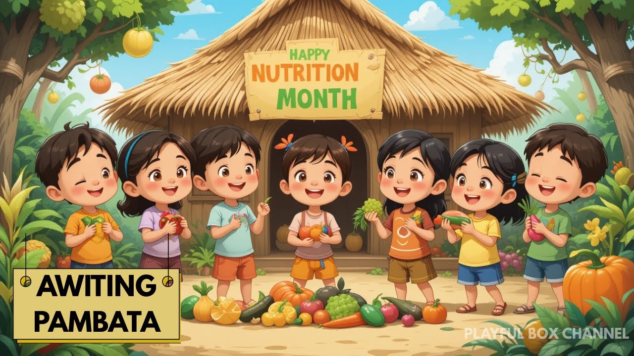 Awiting Pambata | Masustansyang Katawan, Masiglang Buhay Filipino Tagalong Song | Nutrition Month