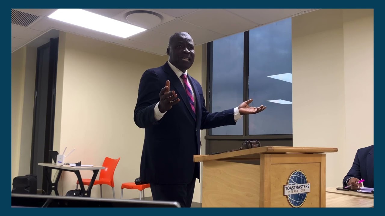 TM Jona’s Speech. Presentation Mastery Level 4. Manage Projects Successfully #toastmasters #personal