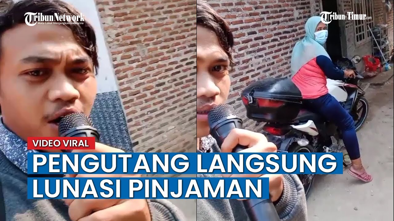 VIRAL Video Penagih Utang Gunakan Mikrofon, Pengutang Langsung Sadar dan Pinjaman Dilunasi
